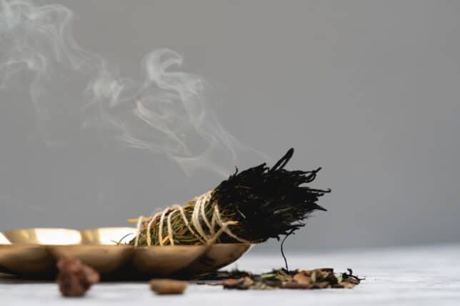 Money Dysmorphia - Burning Sage to Relax from the Stress